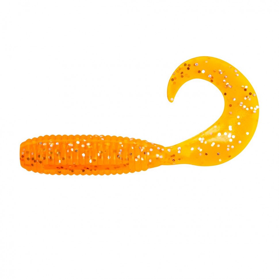 Твистер Helios Тiny Credo 1,55"/4 см, цвет Orange & Sparkles 12 шт HS-8-022 , 